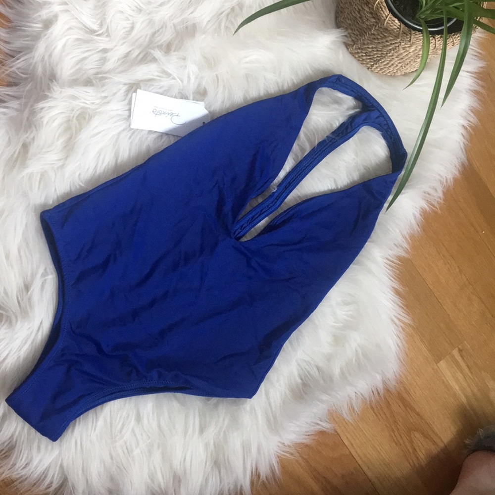 Peixoto royal blue one piece
